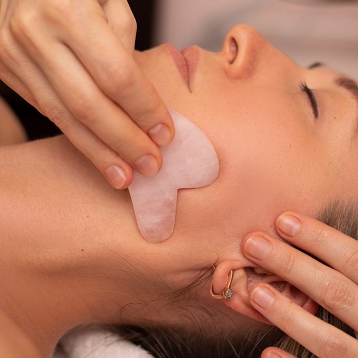 Natural Gua Sha - Rose Quartz - Heart Shape - Image 2