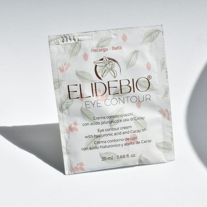 ElideBio Eye Contour Contorno Occhi Antirughe con Acido Ialuronico, Cacay e Peptidi (RICARICA)