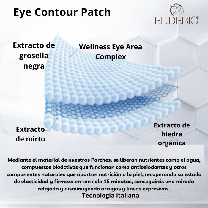 Elidebio Patch Contorno Occhi - 1 Confezione - Effetto Lift Antiage - immagine 3